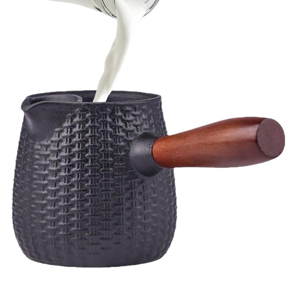 600ml Cast Iron Teapot Tea Kettle Charcoal Stove Tea Pot Carbon Kettle Roast Furnace Water Kettle Charcoal Stove Tea Pot