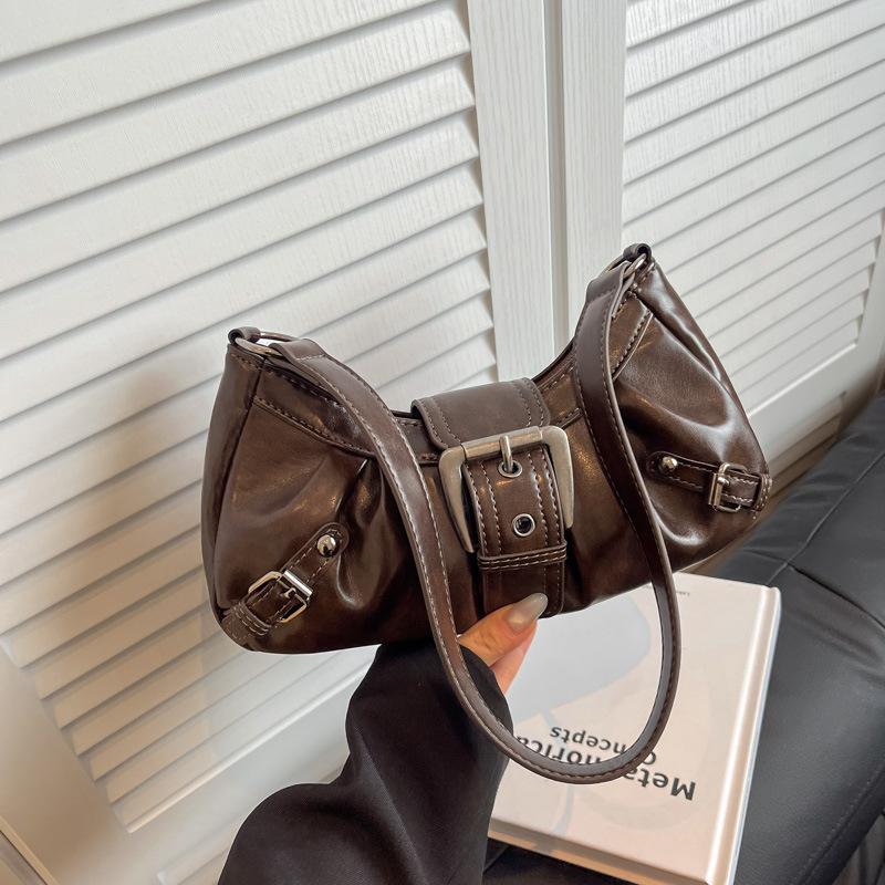 Spring and summer bags women's 2025 new super fire niche retro underarm dumpling bag casual versatile shoulder messenger bag