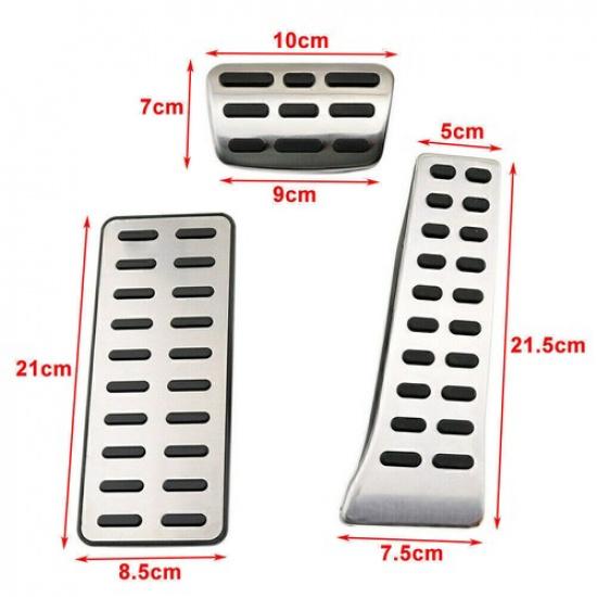 Car Foot Gas Brake Pedals Cover Kit For Hyundai Santa Fe/Tucson/Sonata