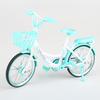 1:8 Scale Miniature Bicycle Model Movable Joints Alloy Die-Cast Bicycle Sculpture Simulation Bike Toy Home Office Decoration Cycling Enthusiasts Gift