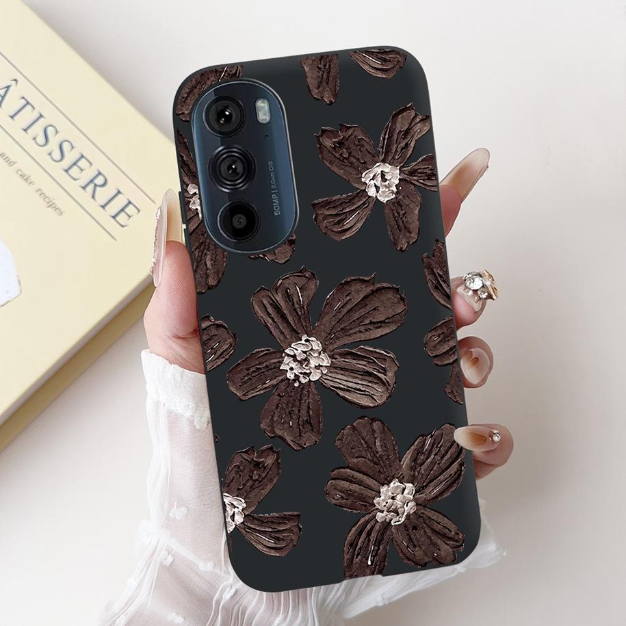 For Motorola Edge 30 Pro Case XT2201-1 Cover Lovely Panda Bowknot Silicone Shockproof Cover For Moto Edge Plus 2022 Edge30 Funda