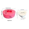 Heart Shape Candlestick Mold Plaster Silicone Mold Candle Holder Concrete Cement Mold  Handmade Resin Craft Decor