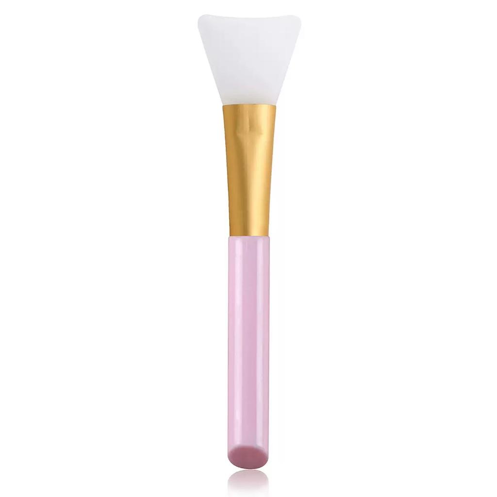 Silicone Facial Mask Brush Hairless Facial Mask Brush Mini Manual Silicone Facial Scrub Facial Massage Brush Applicator Tool