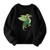 Christmas Day Girls Round Neck Pullovers For Kids Printed Baby Tops