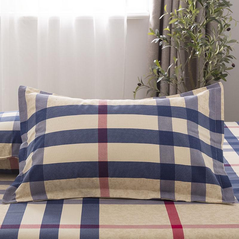 48cmx74cm Pillowcase Pure Cotton Pillow Case One Pair Pack Thicken Encryption Breathable Sweat-absorbent Pillow Cover