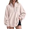 Women's Pullover Sweatshirt Flannel Long Sleeve Casual Top for Everyday Wear