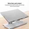 Folding Laptop Stand Aluminum Height Adjustable Notebook Cooling Holder Foldable Bracket for All 7-17in Tablets PC