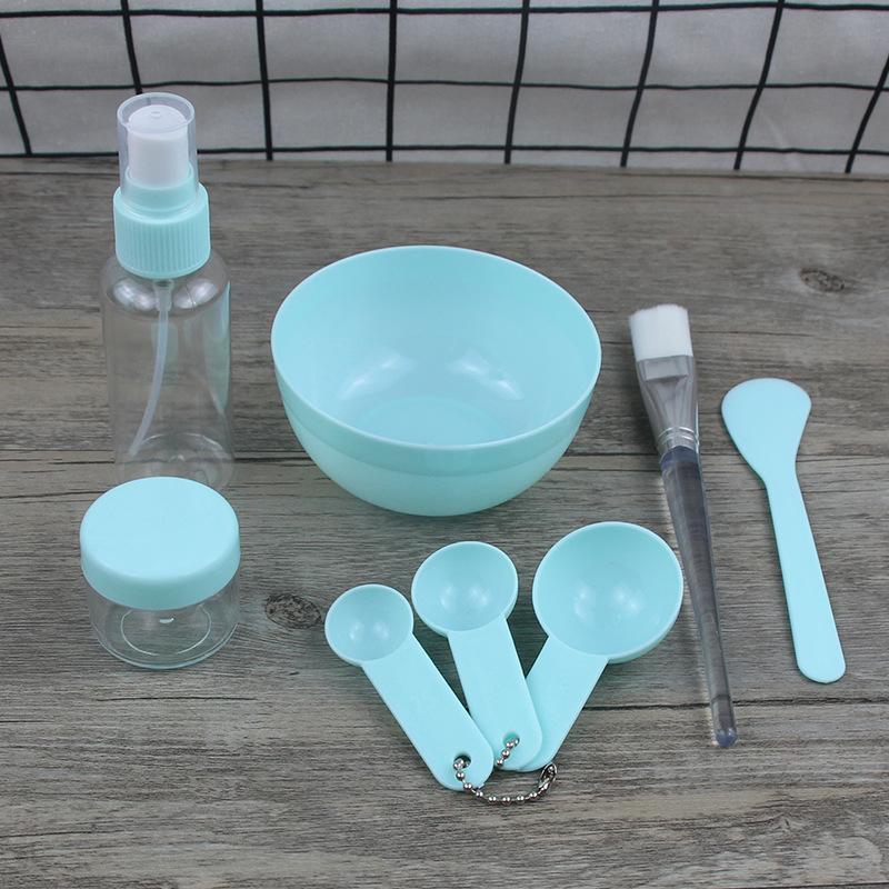 3/6 Sets Heart-Shaped Facial Mask Mixing Bowls with Scraper - Plastic DIY Skin Care Tools for Family And Salon Use
