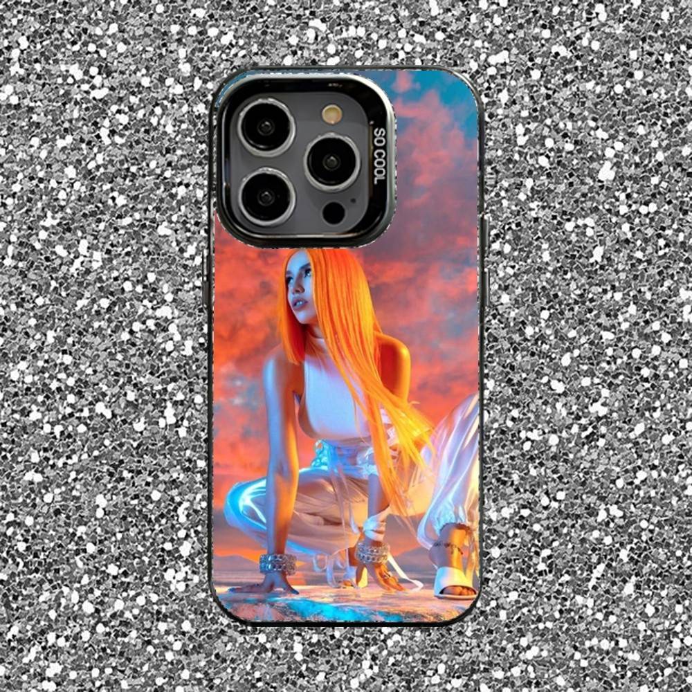 Singer A-Ava M-Max Phone Case For iPhone 16,15,14,13,12,11,Pro,XS,Max,Plus,Mini,SE Black Candy Matte Shockproof Cover