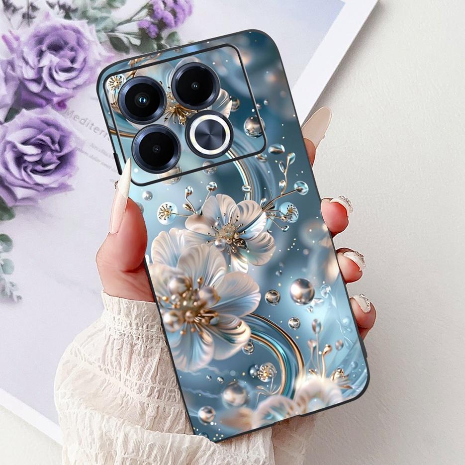 For Infinix Note 40 5G Case X6852 New Luxury Painted Cover Soft Silicone Phone Case For Infinix Note 40 Pro Plus Note40 4G Shell