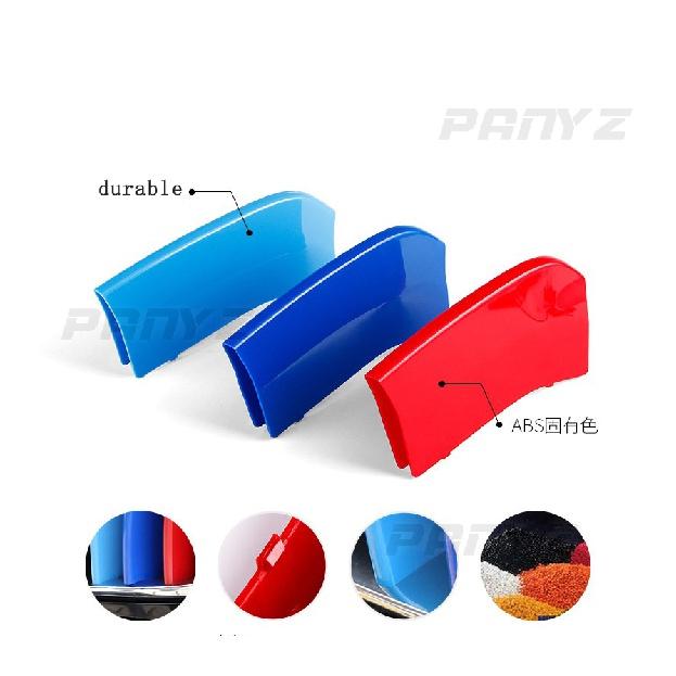 3pcs ABS  Color Car Racing Grille Strip Trim Clip For BMW F30 F31 G20 G21 3 Series   2013- M