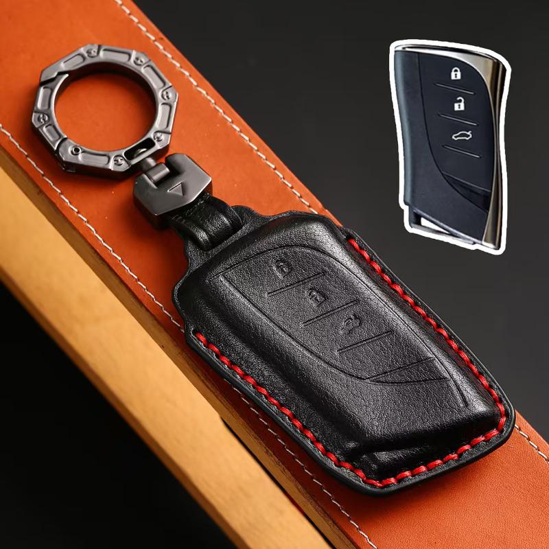 S Genuine Leather Car Remote Key Fob Cover Key Case For Lexus Es300H Es350 Es200 Es260 Ls350 Ls500H Fob Key