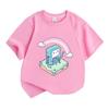 Kids Boys Girls 100% Cotton Short Sleeve Crew Neck T-Shirt, Cute Adventure Game Console BMO Character Print Casual Soft Tee for Daily Wear