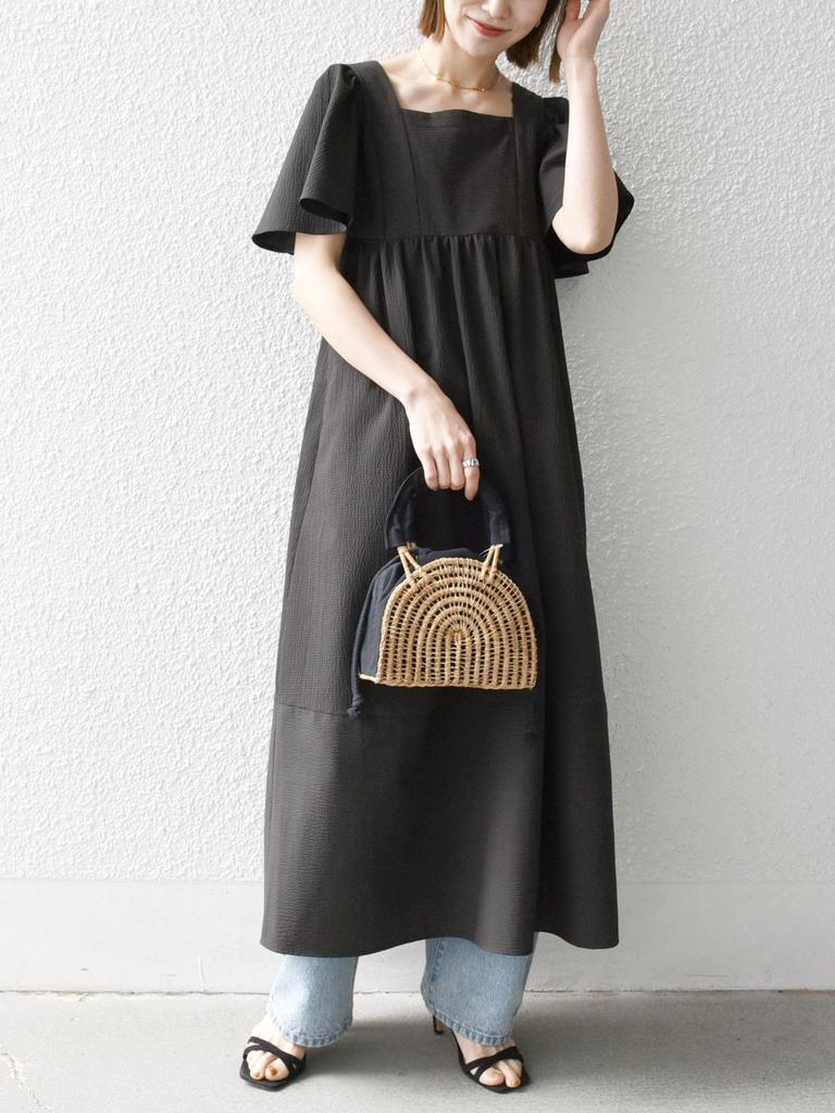 Ships Any Mini Soccer Square Neck Flared Dress 724520099 One Size (Machine Washable) Brown,