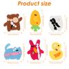 Kids Sewing Kit Fun and Educational Beginner Sewing Kit Creative Felt Sewing Kit Portable DIY Felt Sewing Craft Kit for Family
