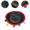 Colorful Fiesta Hat Headband for Spooky Celebrations