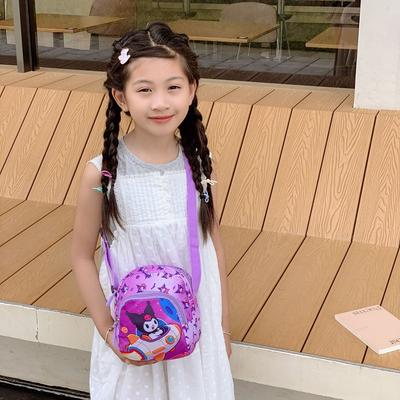 School Bag New Girl Bag Cute Cartoon Light Casual Oblique Change Bag