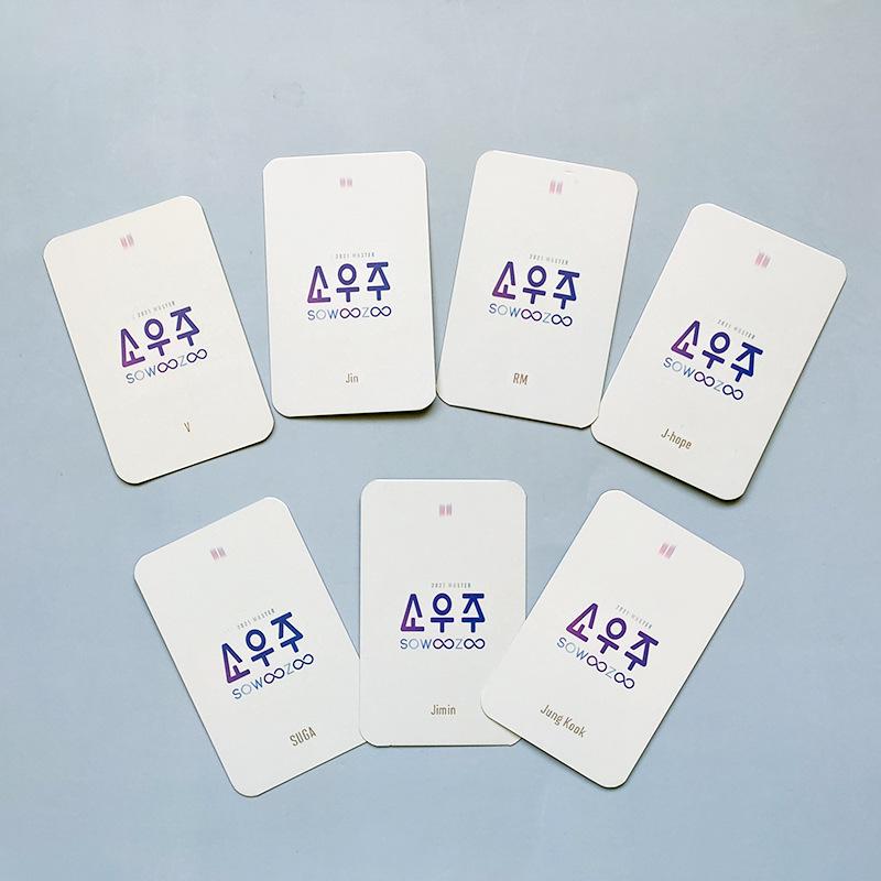 BTS 8th Anniversary SOWOOZOO Concert 8pcs/7pcs Photocards Set Bangtan Boys Lomo Cards Member Photo Cards Collection Fan Support Gift Merchandise