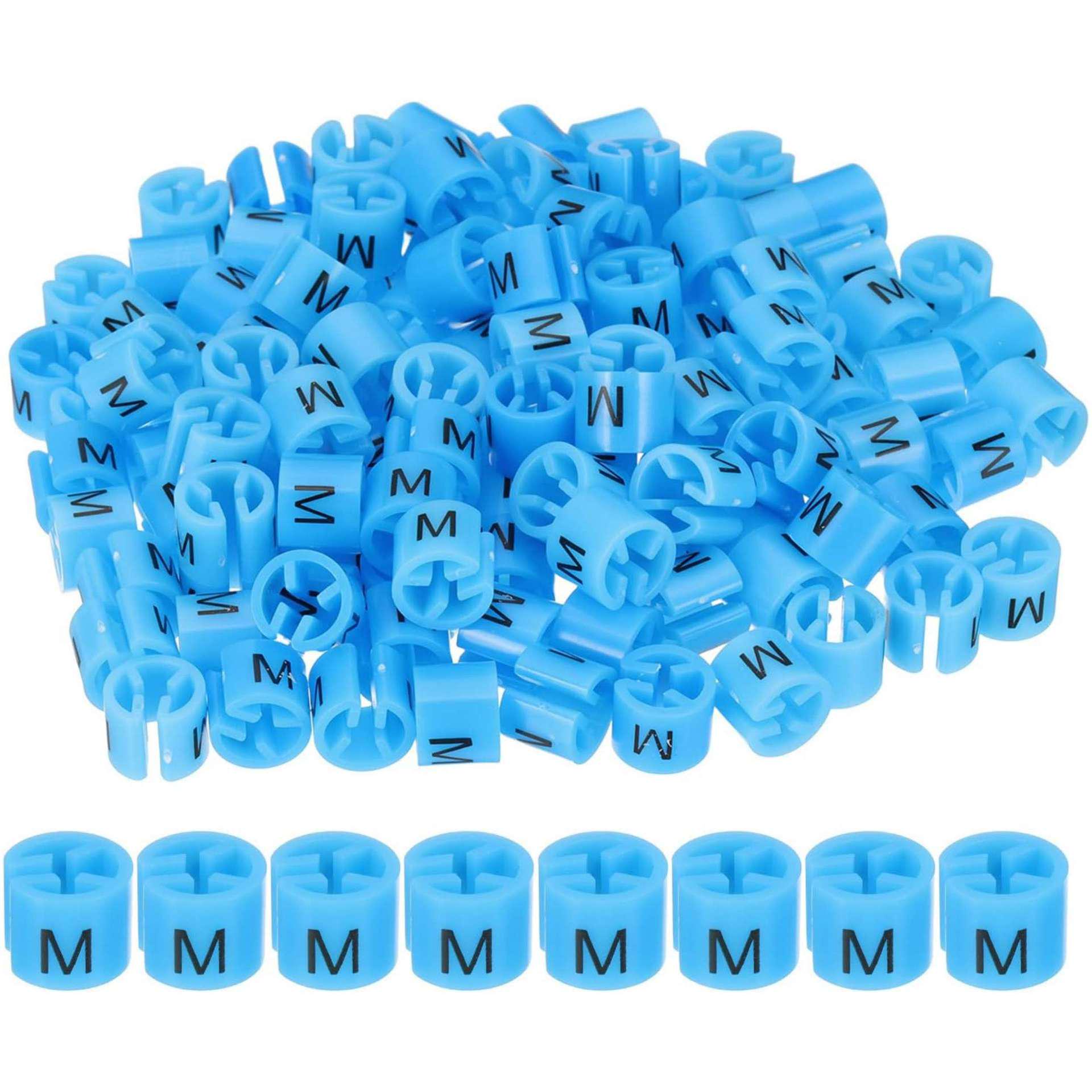 

Цветные круглые маркеры размеров для одежды - Пластиковые бирки для вешалок с буквенными размерами