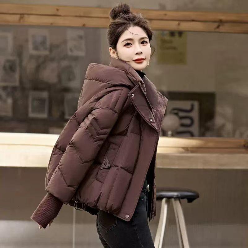 Trendy Short Padded Jacket Winter Warm Cotton Coat Fashionable and Chic Womens Outerwear
