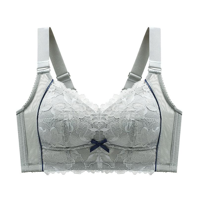 Thin Non Steel Ring Bra Women's Latex Bra Gathering Comfortable Breathable Anti Sagging Women's Push Up Bra