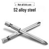 Extended Magnetic S2 Steel Phillips Bit for Pneumatic/Electric Screwdrivers and Drills
