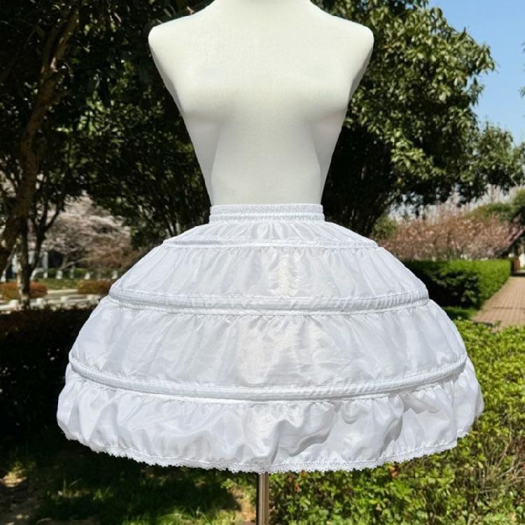 Layered Ballet Crinoline Elastic Band Design For Children Performances Outfits And Special Occasion