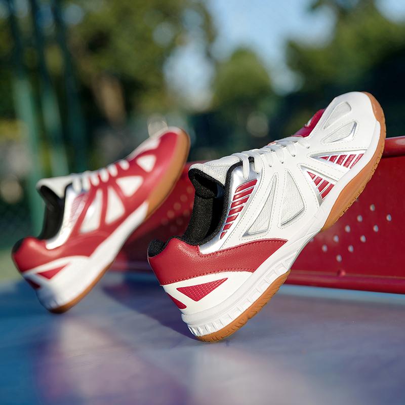Men'S And Women'S Anti-Slip Badminton Shoes Outdoor Breathable Man Professional Tennis Trainers Sneakers Big Size