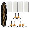 For Conga M50 / M50 For X-Treme Robotic Vacuum Cleaner Main Brush, 6 Side Brushes, And 4 Filters Set