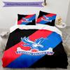 Crystal Fc Crest Printed Pattern Duvet Cover Set – Includes 1 Duvet Cover and 2 Matching Pillowcases Bedroom Decor Christmas Gifts