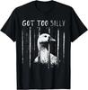 Příliš hloupá husa Meme Vtipná husa Vězeňská T-shirt