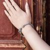 High End Full Dragon Bracelet with Dragon Pattern Silver Opening Bracelet and New Faucet Design