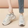 Simple Casual Sports Shoes Spring and Summer New Mesh Running Shoes Versatile, Lightweight and Breathable Soft-soled Thick-soled Dad Shoes