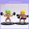 Dragon Ball Fitness Goku Muscle Strengthening Master Roshi Vegeta Model Resin Figurine Decor