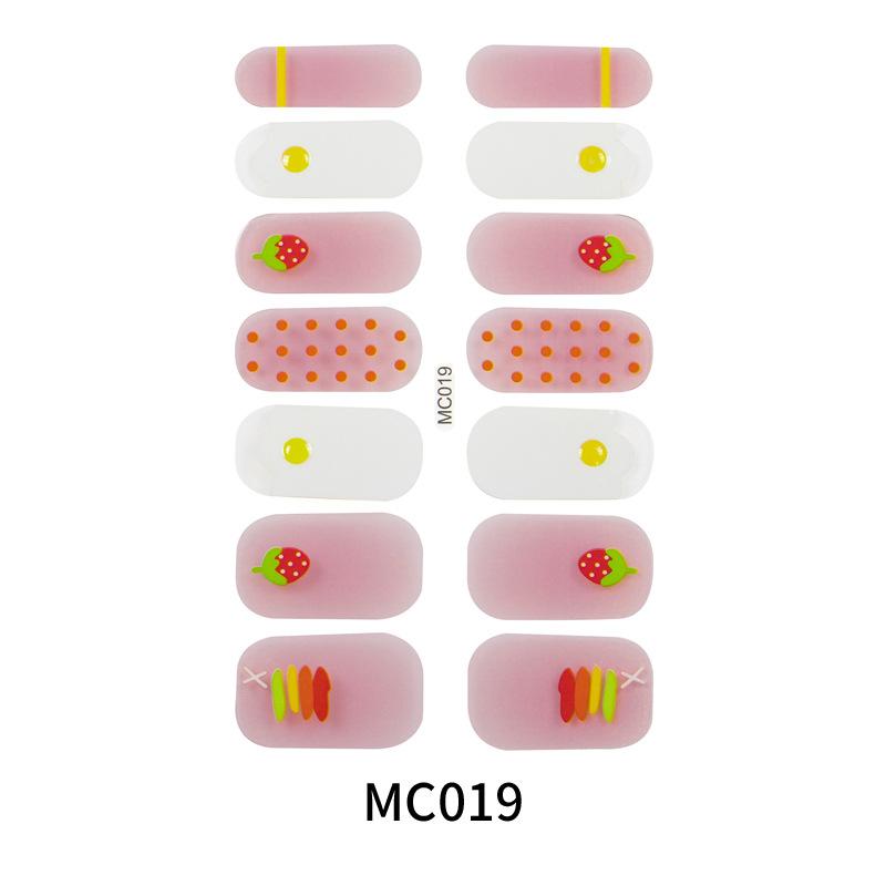 New Japanese and Korean nail sticker cute waterproof nail mask pregnant girl nail sticker
