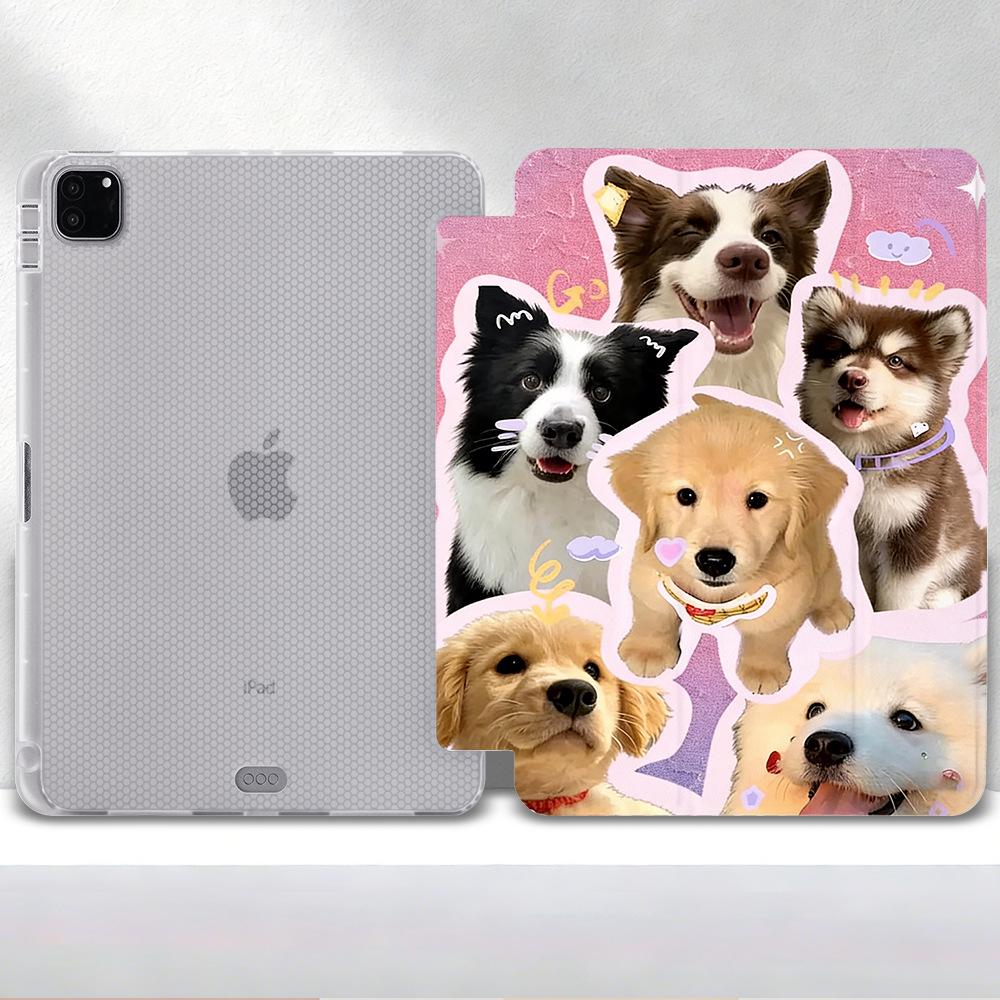 3+Y Fold iPad Pro Case 2022/21/20/18, Built-in Pen Slot, Drop-proof Cover