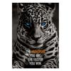 Animals Motivation Quote Art Posters and Prints On Canvas Painting Tiger Dog Wall Art Inspiration Pictures for Office Home Decor