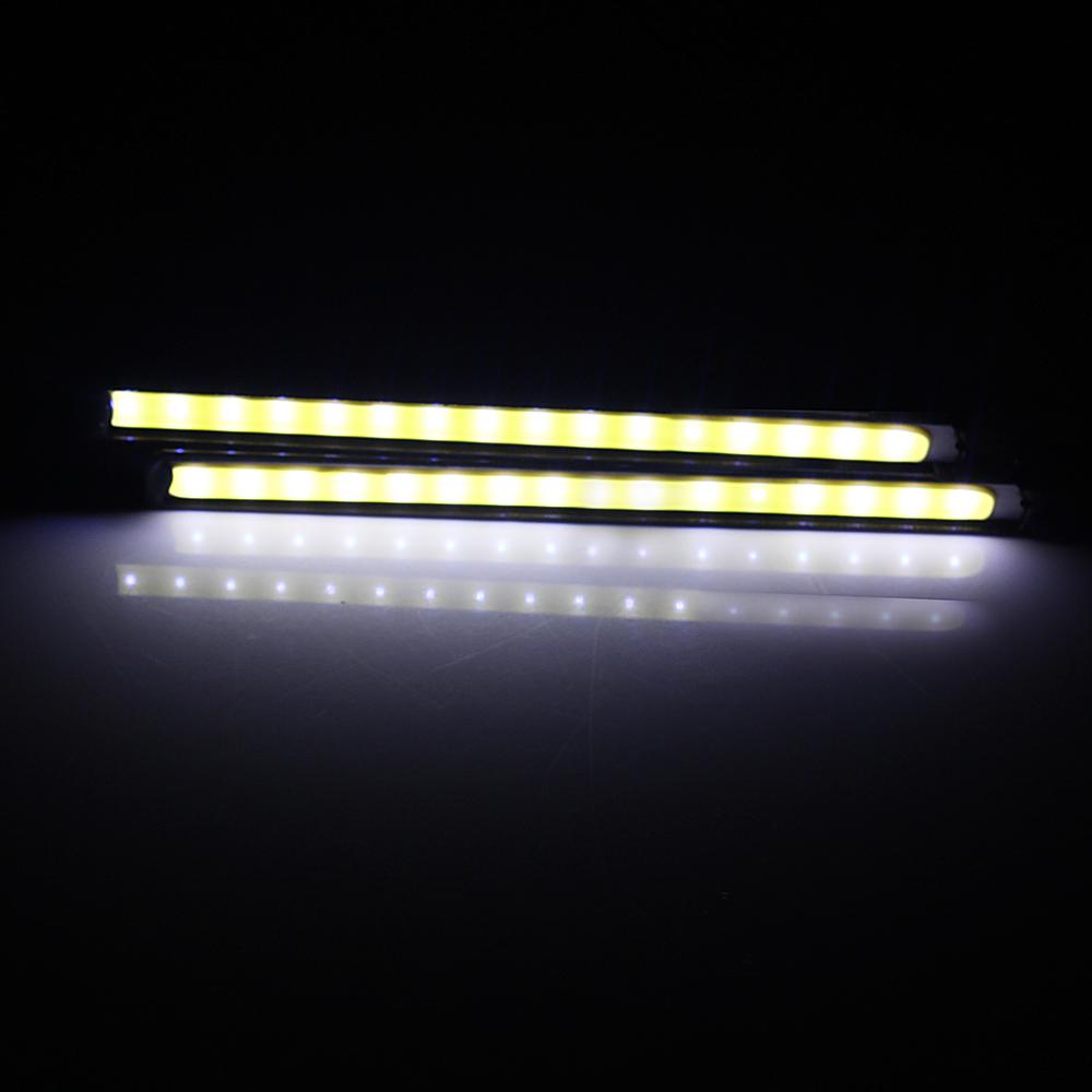 2pcs DC 12V Driving Fog Lamps 10.5cm COB LED Daytime Running Lights Car DRL