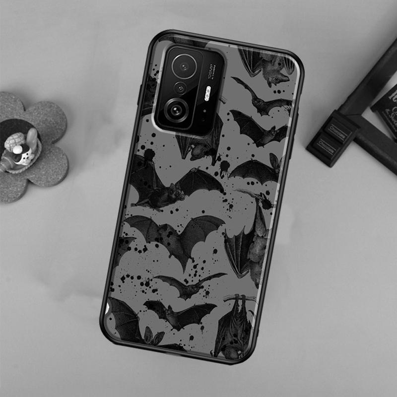 Goth Vampire Bat Gothic Case For Xiaomi 13 14 Ultra 11T 12T 13T 14T Pro POCO X7 Pro X3 X5 X6 F3 F5 F6 M6 Pro Cover