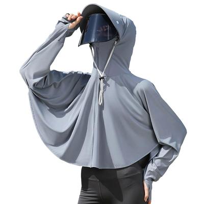 Rashguard for Long Large Sun Full Body UV Neck Face Heat Stroke Cool To the Touch Dark [JunyueLiang] Women, Sleeve, Stylish, Size, Hat, Type,