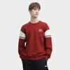 Fila 2023 Winter New Knitted Pullover Casual Trend Spliced Round Neck American Sweatshirt Men Sweatshirt Red F11M349203F-RD