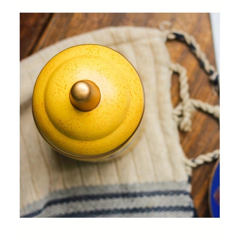 1pc Decorative Ceramic Storage Jar with Lid, Bird Design, Food-Safe Porcelain Tea/Coffee Canister