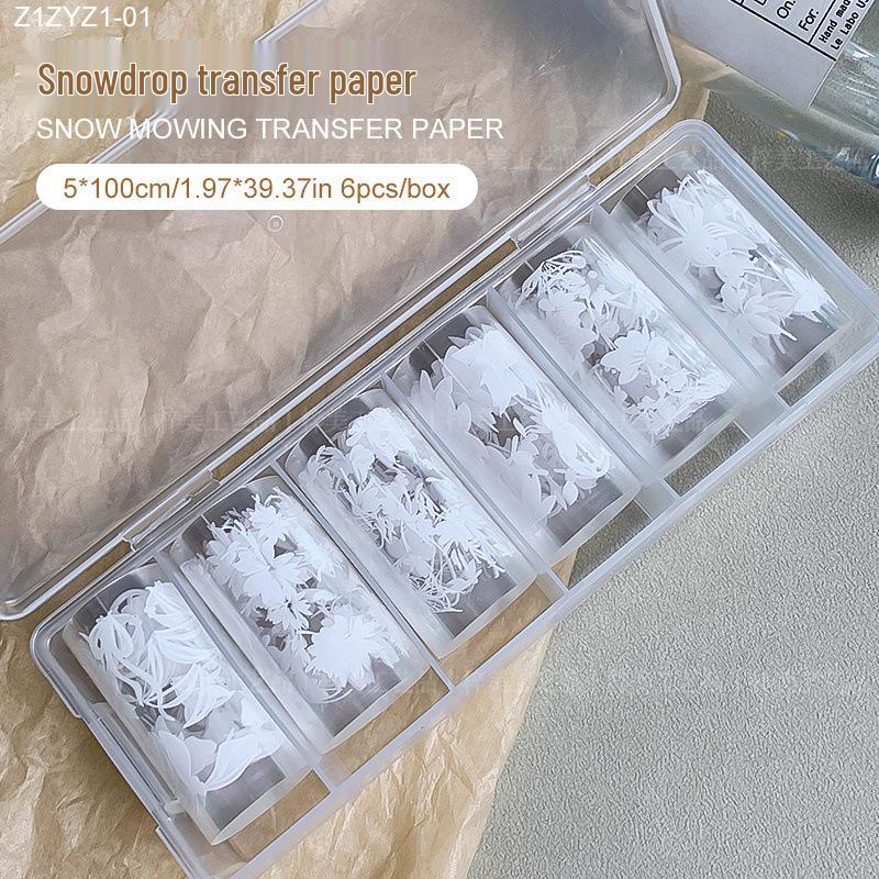 

Цветочные наклейки для ногтей Подснежник - выпуск ко Дню святого Валентина 2025