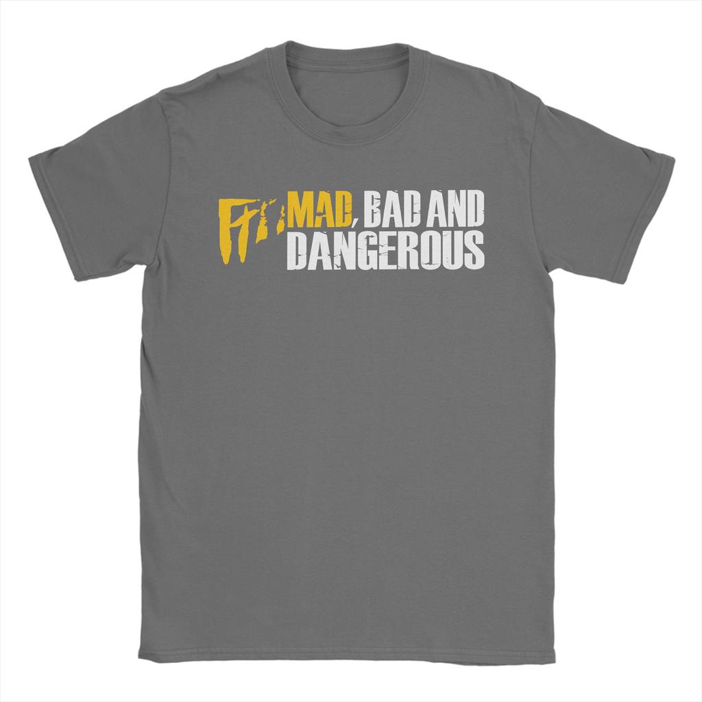 Mad Bad and Dangerous Pure Cotton T Shirt For Couple Summer Y2K Basic T Shirts O Neck Hip Hop Tees Big Size Custom DIY Tops