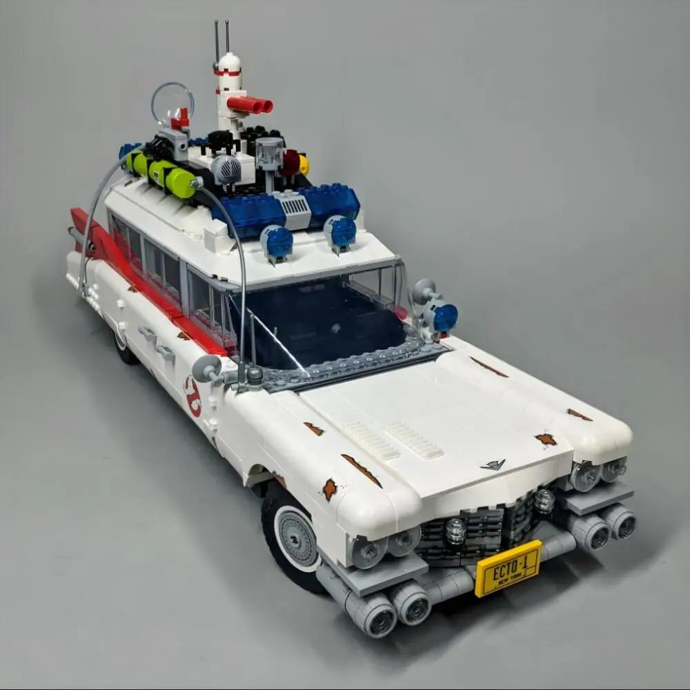 NUOVO 2352pz Ghostbusters ECTO-1 Veicolo Creativo 10274 Puzzle di Blocchi da Costruzione Modello Giocattolo Modello Auto Regalo per Vacanze Compleanno Natale