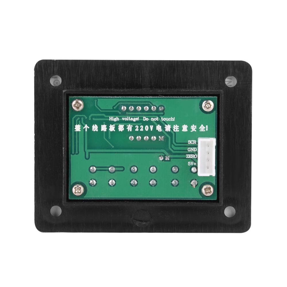 10000W SCR Voltage Regulator AC 220V 80A Adjustable Speed Controller Digital Easy Installation Thermostat Module Electric Motor