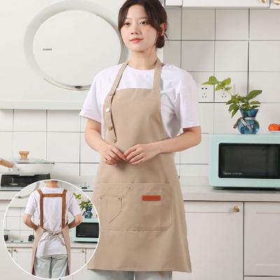 Nytt mode Köksförkläden för Kvinnor Män Kock Arbetsförkläde för Grill Restaurang Bar Butik Kaféer Skönhet Naglar Studios Uniform