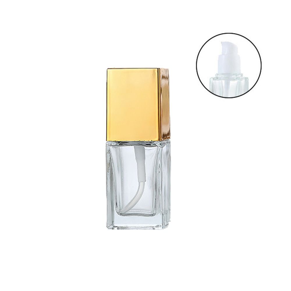 Vial Liquid Foundation Bottle Cosmetic Container Lotion Pump Bottle Empty Refillable Bottle