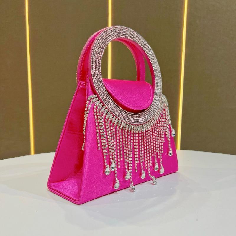 Elegant Diamond-encrusted Ladies' Evening Bag, Fashionable Crossbody Bag, High-end Clutch, Handbag