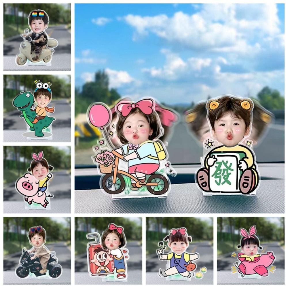 

Moving Head Shaking Head Car Decoration Acrylic Car Solar Doll Ornament Car Accessories